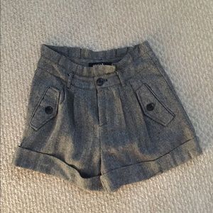 Forever 21 Grey Wool Fully Lined shorts size small